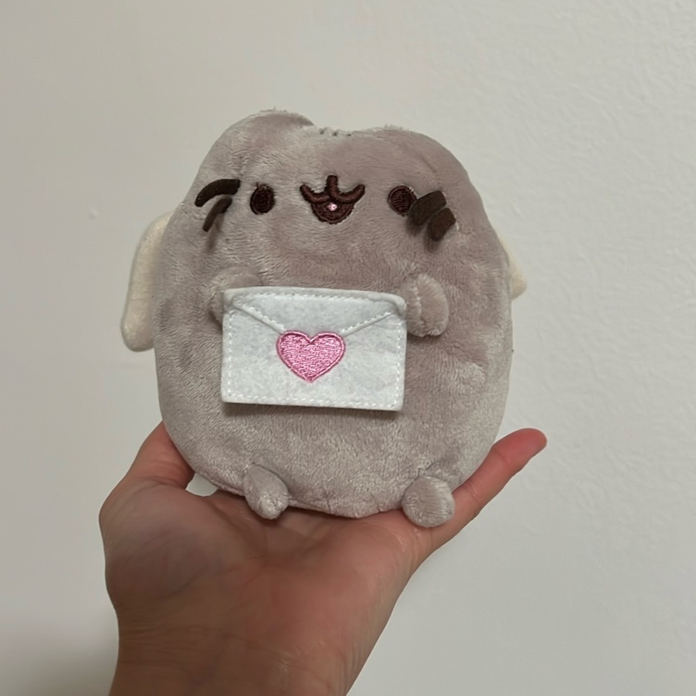 Small Pusheen Angel Plush